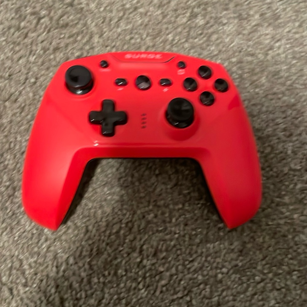 Surge Nintendo controller with turbo and is very cool looking.